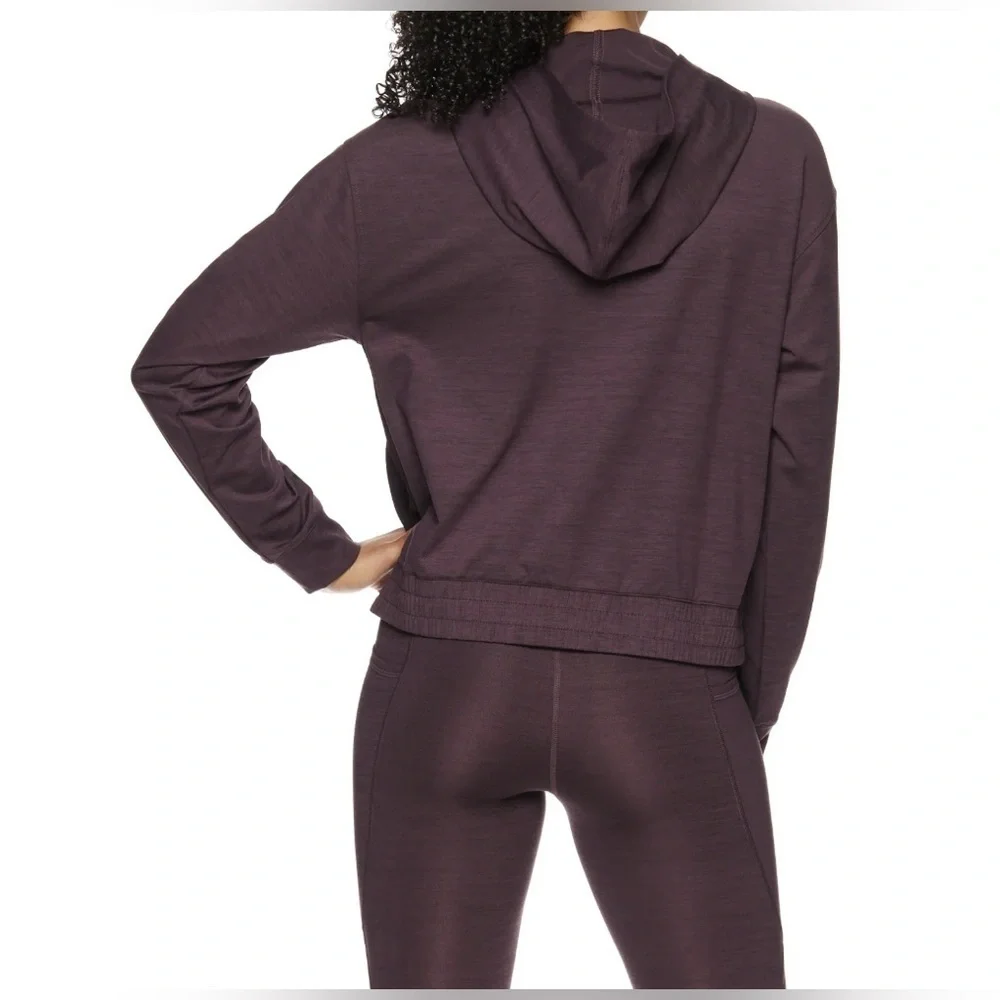Reebok Women's Flex Cropped Peformance Jacket With Front Pockets, Size L